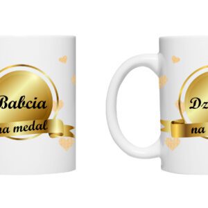 Zestaw-Babcia na medal,Dziadek na medal