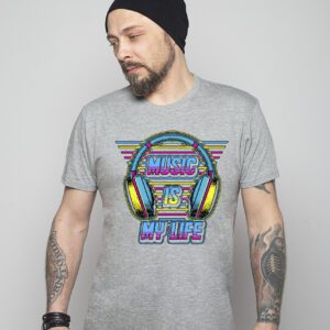 koszulka music is my life