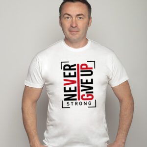koszulka never give up
