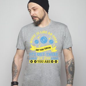 koszulka music in like an open